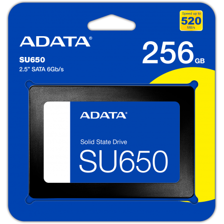 Disque Dur interne SSD ADATA Ultimate SU650 2.5" 256 Go (ASU650SS-256GT-R)