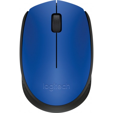 Souris sans fil Logitech M171 Bleu Noir (910-004640)