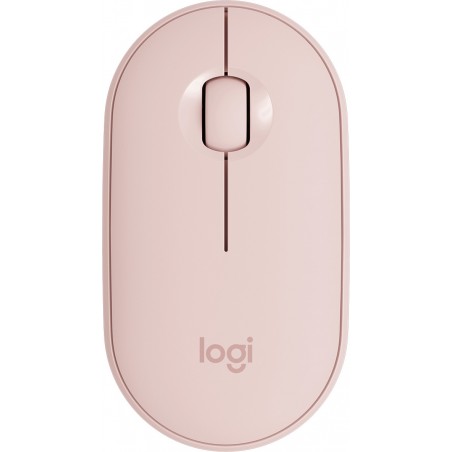 Souris sans fil Bluetooth Logitech Pebble M350 Rose (910-005717)