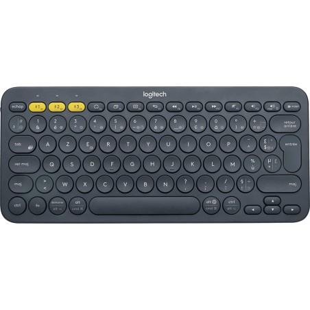 Clavier Bluetooth Multidispositif LOGITECH K380 Français (AZERTY) (920-007568)