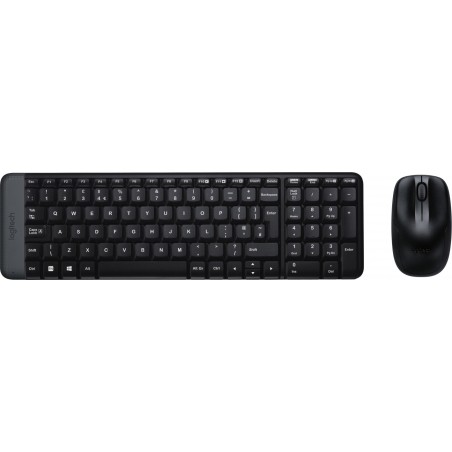 Clavier et souris sans fil Logitech MK220 - AZERTY (920-008318)