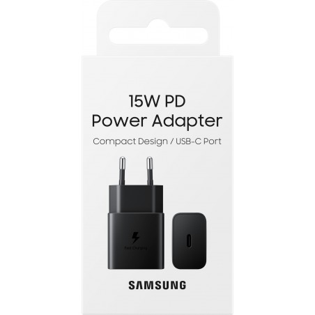 Adaptateur Samsung USB-C 15 W (Adaptateur uniquement sans câble) (EP-T1510NBEGWW)