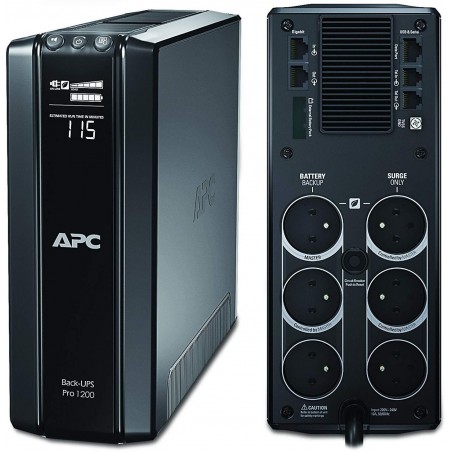 Onduleur Line-Interactive APC Pro Back-UPS BR1200G-FR - 720 W / 1200 VA - 6 prises FR