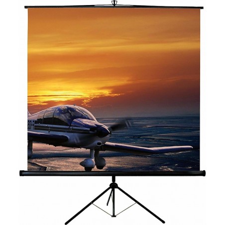 Écran de projection portable sur trépied 175 x 175 cm - Blanc Mat - ORAY SCREEN