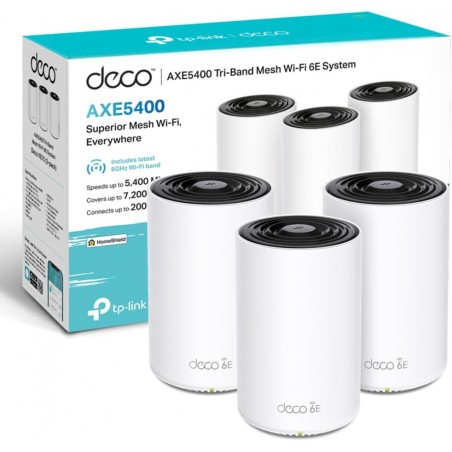 Système WiFi 6E TP-Link Deco XE75 mesh AXE5400 pour toute la maison 3 packs (DECOXE75_3-PACK)