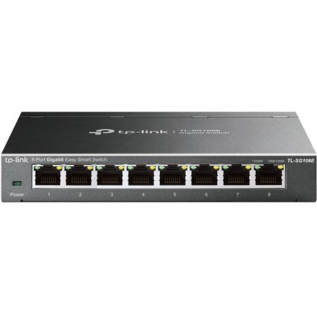 Switch de bureau TP-Link TL-SG108E 8 Ports Gigabit (TL-SG108E)