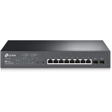 Switch Smart TP-Link TL-SG2210MP JetStream 10 ports Gigabit avec 8 ports PoE+ (TL-SG2210MP)