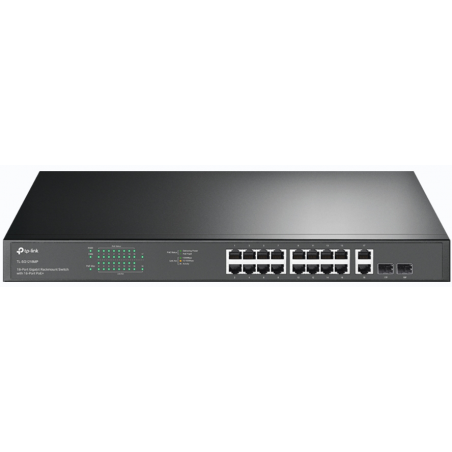 Switch TP-Link TL-SG1218MP 18 ports Gigabit rackable avec 16 PoE+ (TL-SG1218MP)