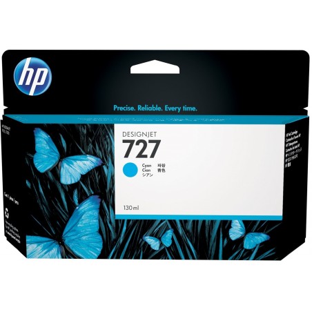 Cartouche d'encre cyan HP 727 Designjet - 130 ml (B3P19A)