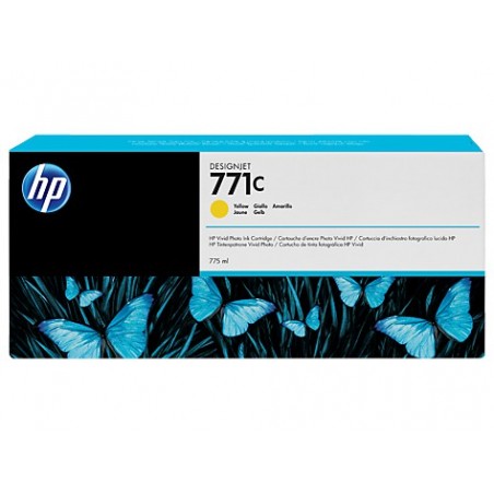 Cartouche d'encre jaune HP 771C Designjet - 775 ml (B6Y10A)