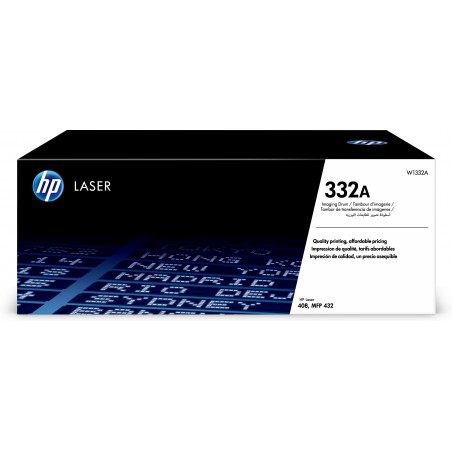 HP 332A Noir (W1332A) - Tambour d'imagerie Laser d'origine