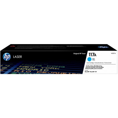 HP 117A Cyan (W2071A) - Toner HP LaserJet d'origine