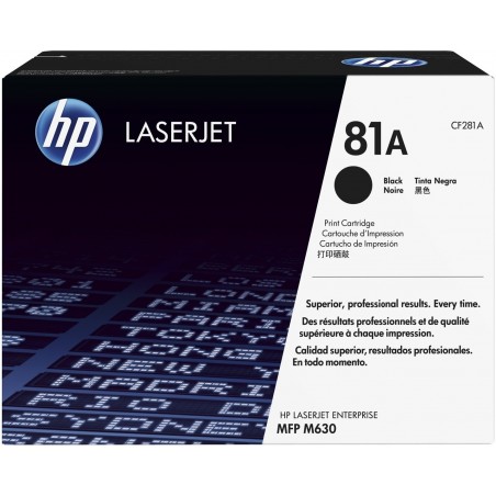 HP 81A Noir (CF281A) - Toner HP LaserJet d'origine