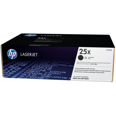 Cartouche authentique de toner noir haute capacité HP LaserJet 25X (CF325X)