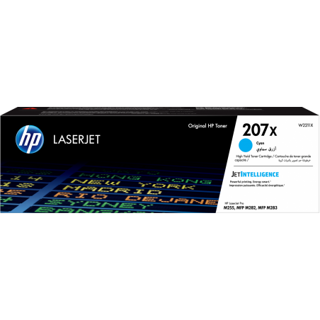 HP Toner cyan LaserJet 207X authentique grande capacité Toner cyan LaserJet HP 207X authentique grande capacité (W2211X)