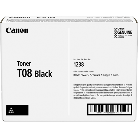 Canon T08 Noir - Toner Canon d'origine (3010C006)