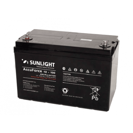 Batterie solaire Sunlight VRLA AccuForce 12V – 100Ah