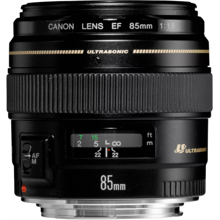 Objectif Canon EF 85mm F1.8 USM (2519A012BA)