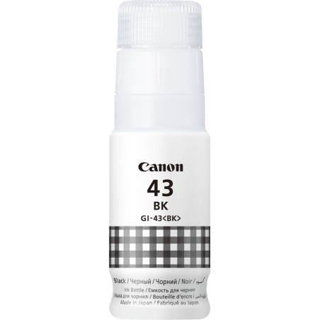 Canon GI-43BK Noir - Bouteille d'encre Canon d'origine (4698C001AA)