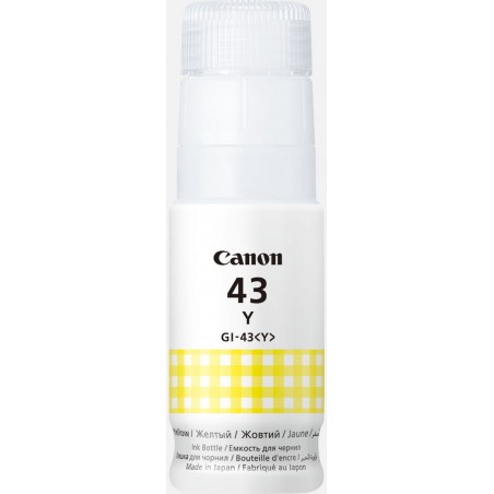 Canon GI-43Y Jaune - Bouteille d'encre Canon d'origine (4689C001AA)