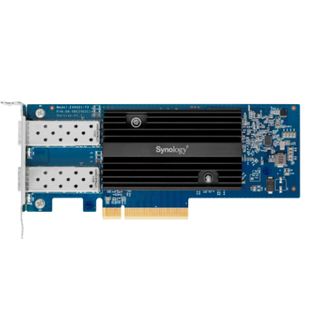 Carte d'extension SFP+ 10 GbE à deux ports pour serveurs Synology (E10G21-F2)