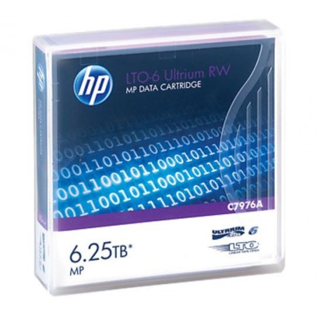 Bande de sauvegarde HP LTO-6 Ultrium 6.25TB MP RW (C7976A)