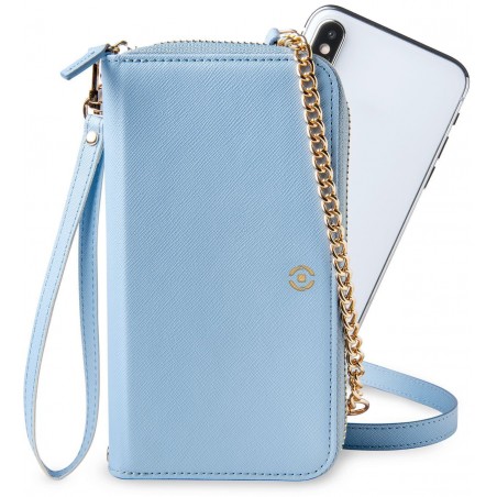 Pochette bleu Celly Venere Pour smartphones 6.5" (VENERELB)