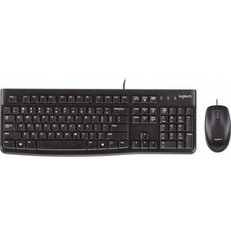 Logitech Desktop MK120 - Ensemble souris + clavier (AZERTY Français) (920-002539)