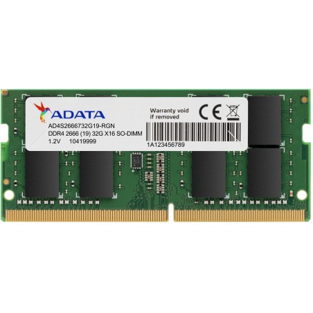 Barrette mémoire ADATA SO-DIMM 4GB DDR4 2666 MHz - PC Portable (AD4S2666W4G19-S)