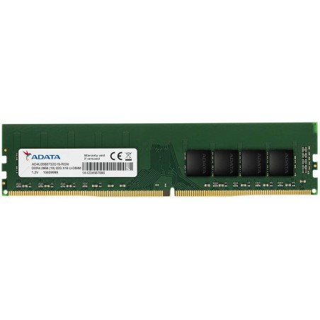 Barrette mémoire ADATA U-DIMM 4GB DDR4 2666 MHz - Pc Bureau (AD4U26664G19-SGN)