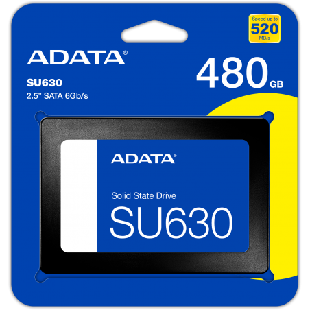 Disque Dur interne SSD ADATA SU630 SATA 2.5" - 480Go (ASU630SS-480GQ-R)