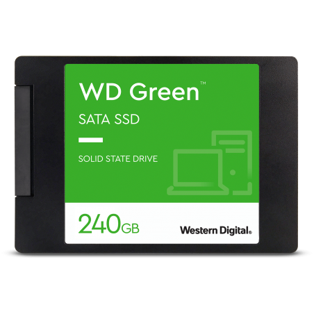 Disque dur interne SSD WD Green SATA 2.5" 240 Go (WDS240G3G0A-00BJG0)