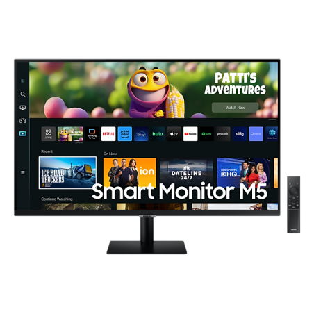 Écran intelligent 27" Samsung M5 avec télécommande (LS27CM500EMXZN)