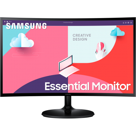 Écran incurvé 27" Samsung Essential Curved Monitor S3 (LS27C360EAMXZN)