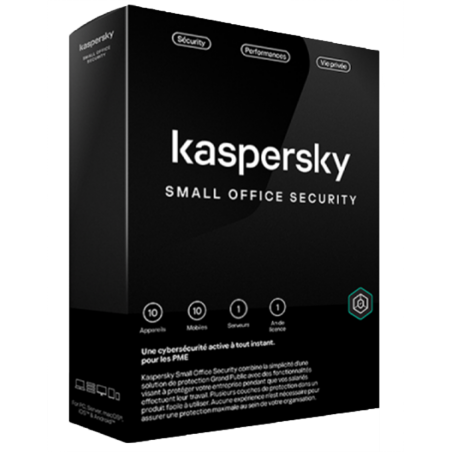 Kaspersky Small Office Security | 10 Postes / 1 Serveur (KL45418BKFS-23MAG)