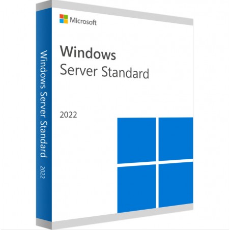 Microsoft Windows Server Standard 2022 64Bit - 1 pk DSP OEI DVD 16 Core - Français (P73-08329)