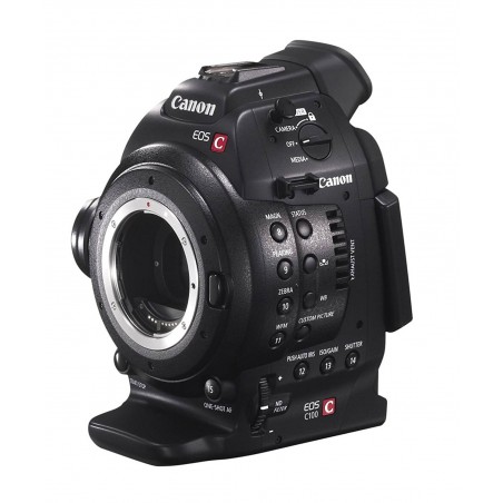 Appareil Photo Cinema Canon EOS C100 avec Objectif EF-S 18-55mm MF 3,5-5,6 IS II (6340B003AB)