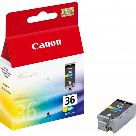 Canon CLI-36 Couleurs - Cartouche d'encre Canon d'origine (1511B001AF)