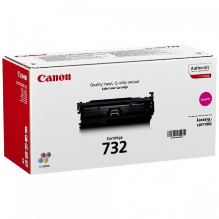 Cartouche de toner Canon 732 Magenta - 6400 Pages (6261B002AA)