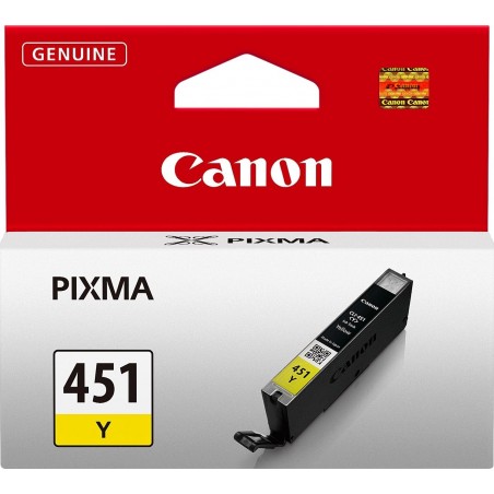 Canon CLI-451Y Jaune - Cartouche d'encre Canon d'origine (6526B001AA)