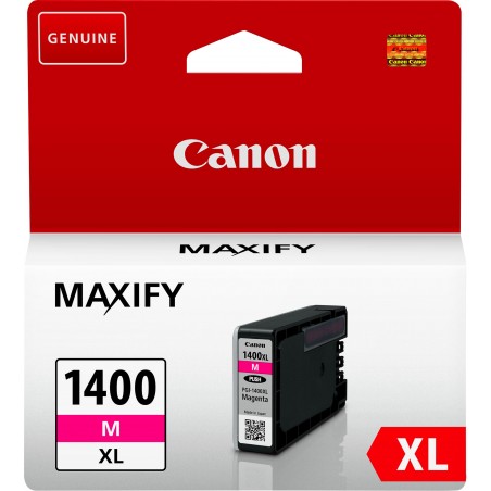 Canon PGI-1400XL M Magenta - Cartouche d'encre grande capacité Canon d'origine (9203B001AA)