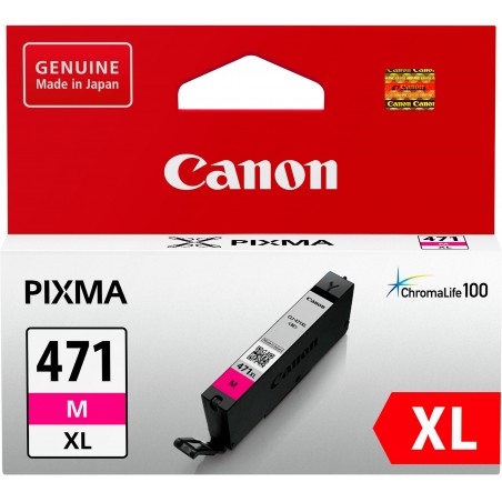 Canon CLI-471XL Magenta - Cartouche d'encre grande capacité Canon d'origine (0348C001AA)