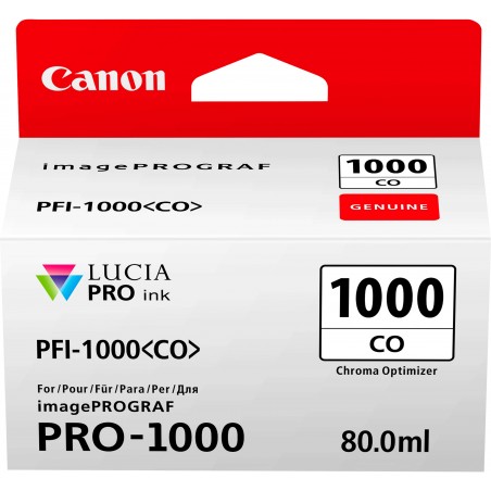 Canon PFI-1000 CO optimisation de chrominance - Cartouche d'encre Canon d'origine (0556C001AA)