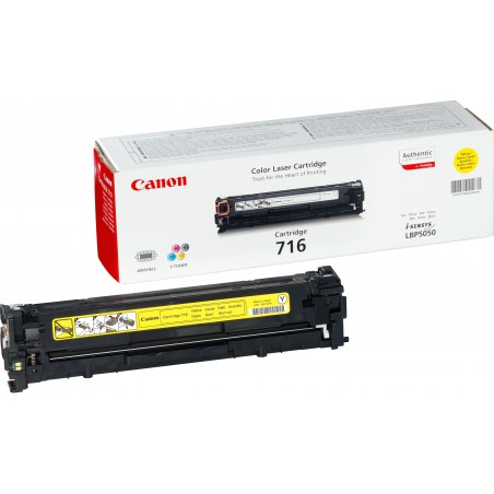 Canon 716 Jaune - Toner Canon d'origine (1977B002AA)