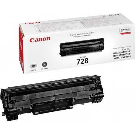 Canon 728 Noir - Toner Canon d'origine (3500B002AA)