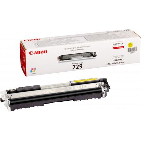 Canon 729 Jaune - Toner Canon d'origine (4367B002AA)