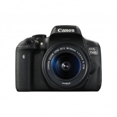 Reflex Canon EOS 750D + Objectif Canon EF-S 18-55mm IS STM (0592C005BA)