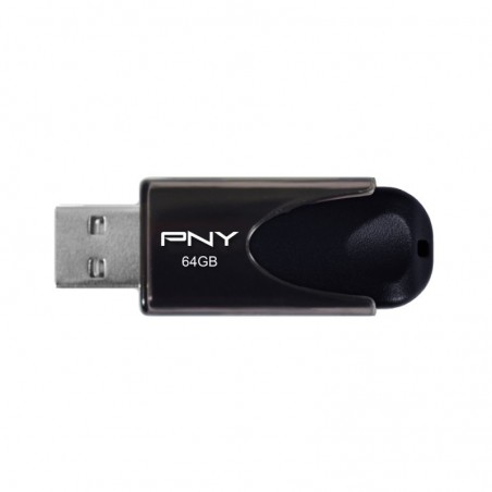 Clé USB PNY - Attaché 4 - 64 GB USB 2.0 (FD64GATT4-EF)