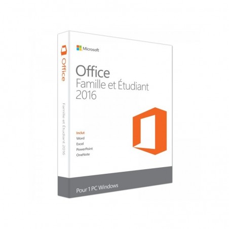 Microsoft Office Famille et Étudiant 2016 pour Windows – Français (79G-04602)