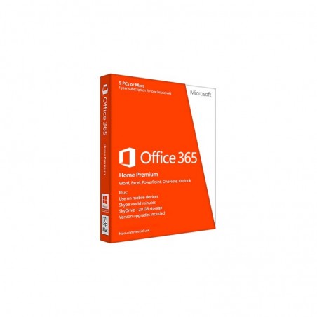 Microsoft Office 365 Famille - Français - Licence d'abonnement 1 an/5 Postes (6GQ-00681)